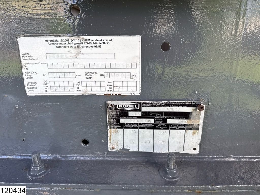 Kögel autonoom 18070 Liter, ADR, GPL, LPG