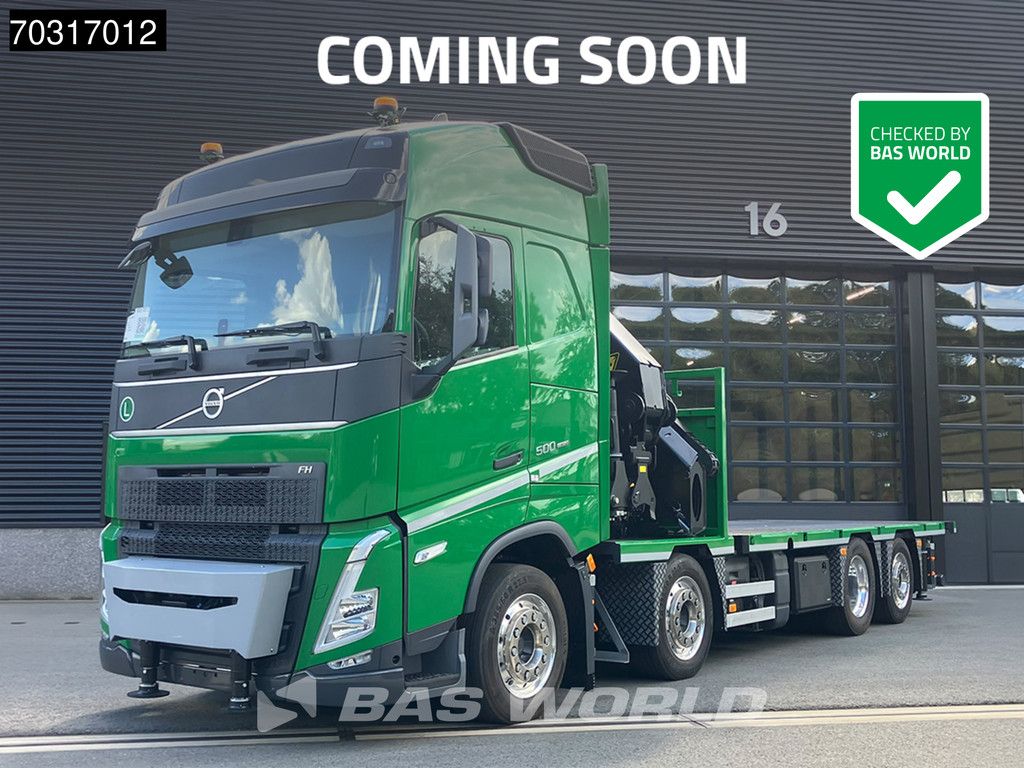 Volvo FH 500 8X2 NEW Palfinger PK53002 SH-F Crane 2.5t Winch Lift+Steering axle ADR VEB Euro 6