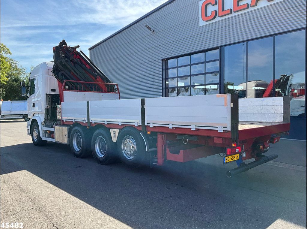 Scania R 490 8x4 Euro 6 Retarder HMF 60 Tonmeter laadkraan + Fly-Jib