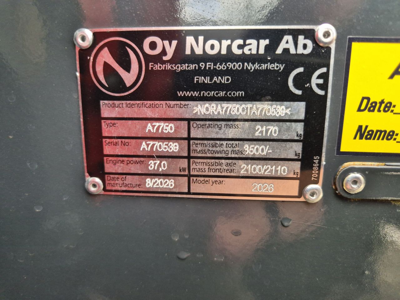 Norcar A7750 black edition