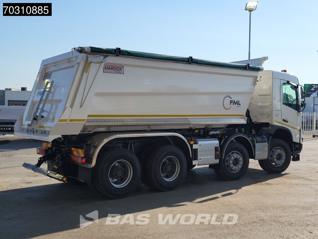 Volvo FMX 460 8X4 NEW! 13L Engine 19m3 Wielton Kipper Steelsuspension Big-Axle Automatic Euro 6