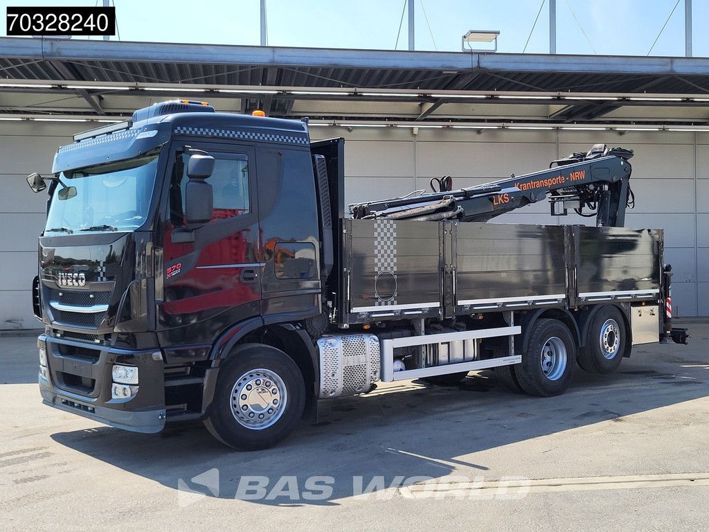 Iveco X-Way X-Way 570 6X2 Fassi F215 Crane Lift+Steering Axle Retarder Euro 6