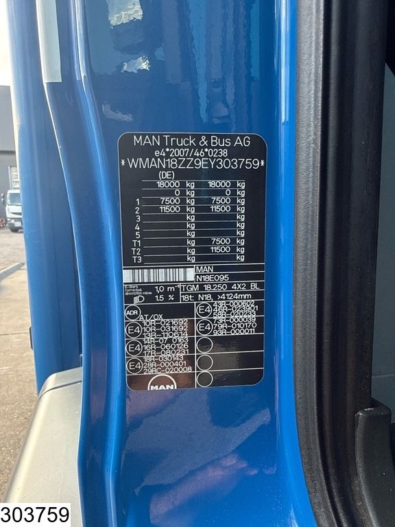 MAN TGM 18 250 EURO 5, Manual, Palfinger
