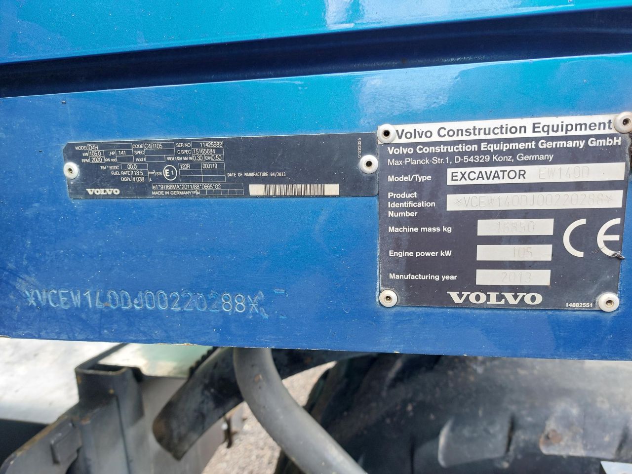 Volvo EW140D