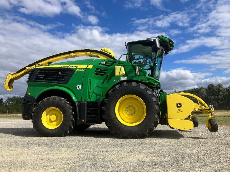 John Deere 9500i mit Kemper 475Plus & 639 PickUp