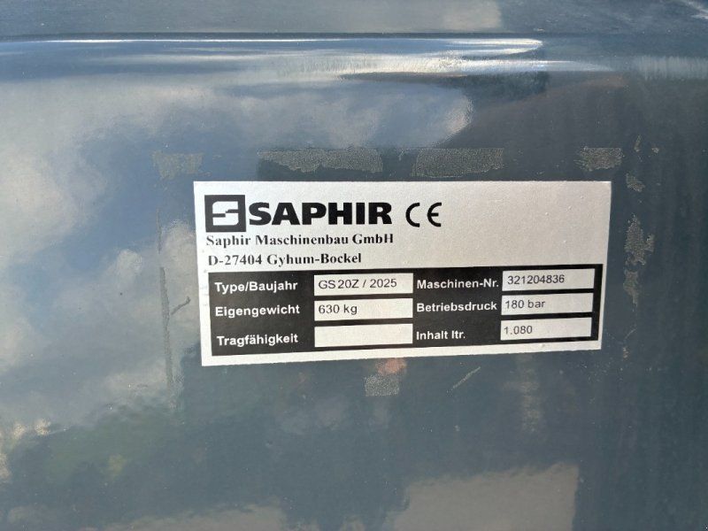 Saphir GS 20Z EURO Greifschaufel