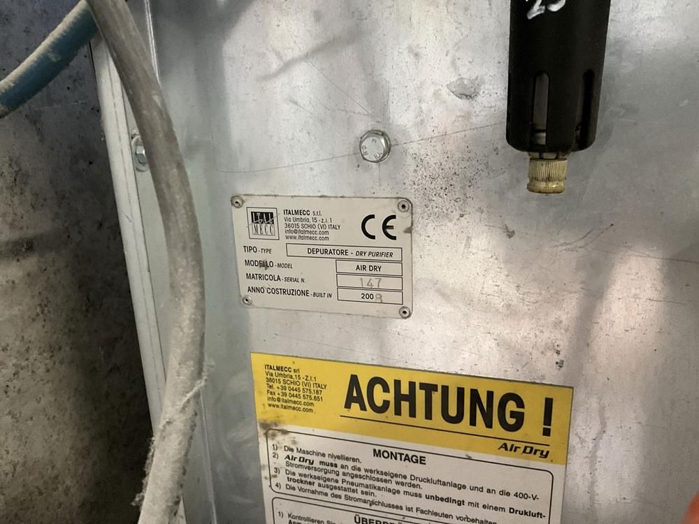 2008 Italmecc Air Dry Luftreinigungs- und Absauganlage