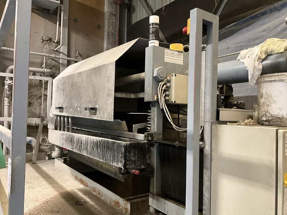 Kugler-Schlamm-Wasserfilterpresse