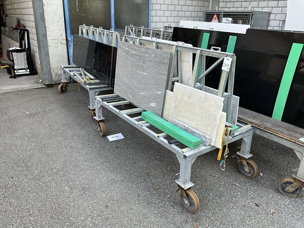 Metikam Stone slab transport trolley (2x)