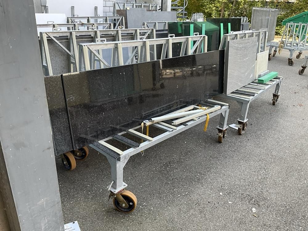 Metikam Stone slab transport trolley (2x)