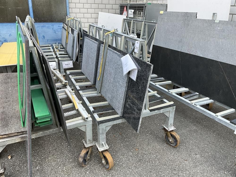Metikam Stone slab transport trolley (2x)