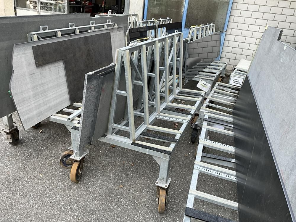 Metikam Stone slab transport trolley (2x)