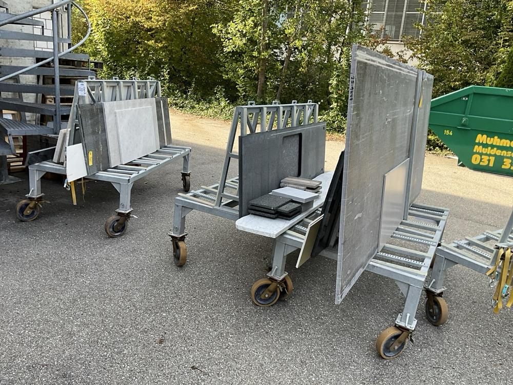 Metikam Stone slab transport trolley (3x)