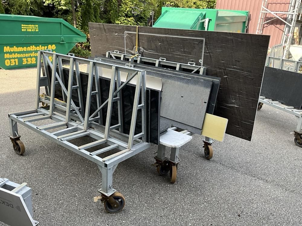 Metikam Stone slab transport trolley (3x)
