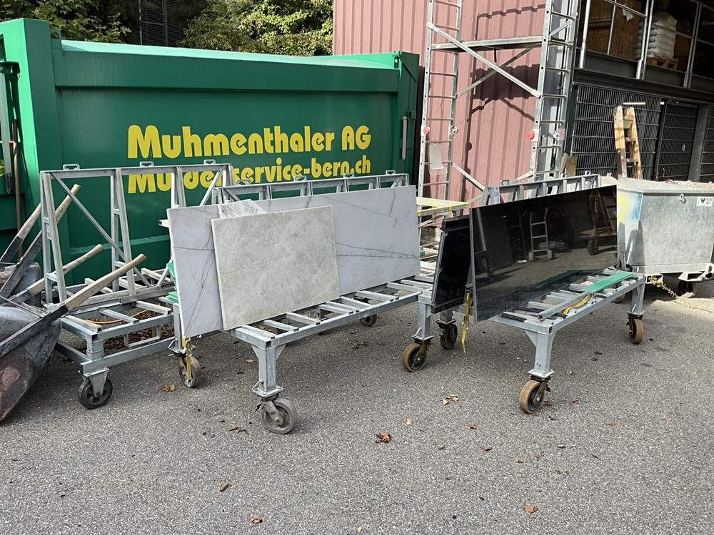 Metikam Transportwagen für Steinplatten (3 Stück)