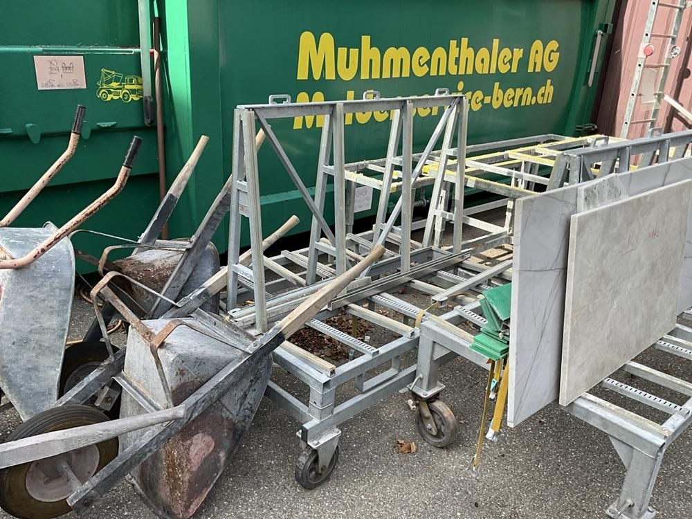 Metikam Transportwagen für Steinplatten (3 Stück)