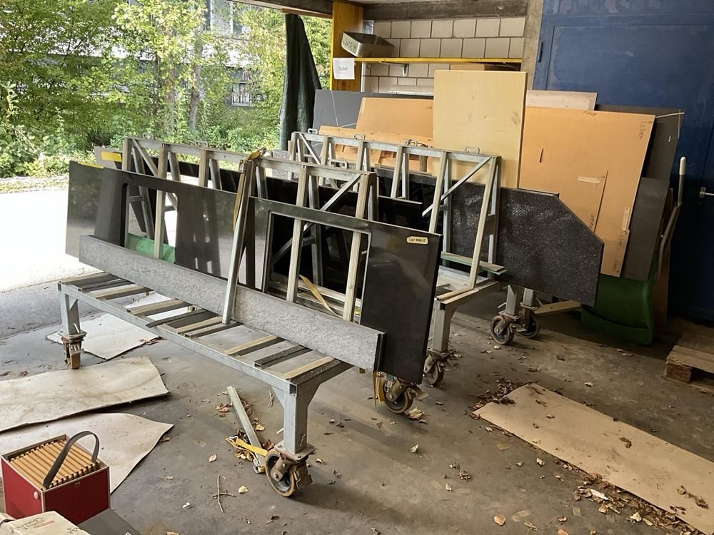Metikam Transportwagen für Steinplatten (4 Stück)