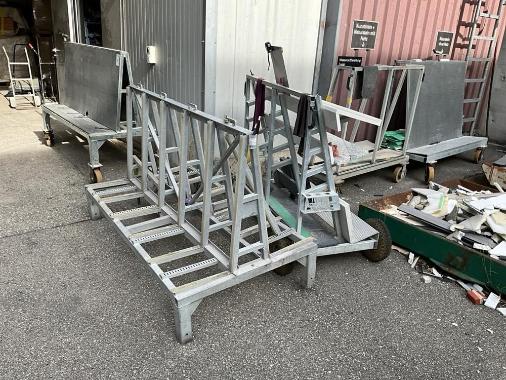 Metikam Stone – Transportwagen für verschiedene Platten (6 Stück)