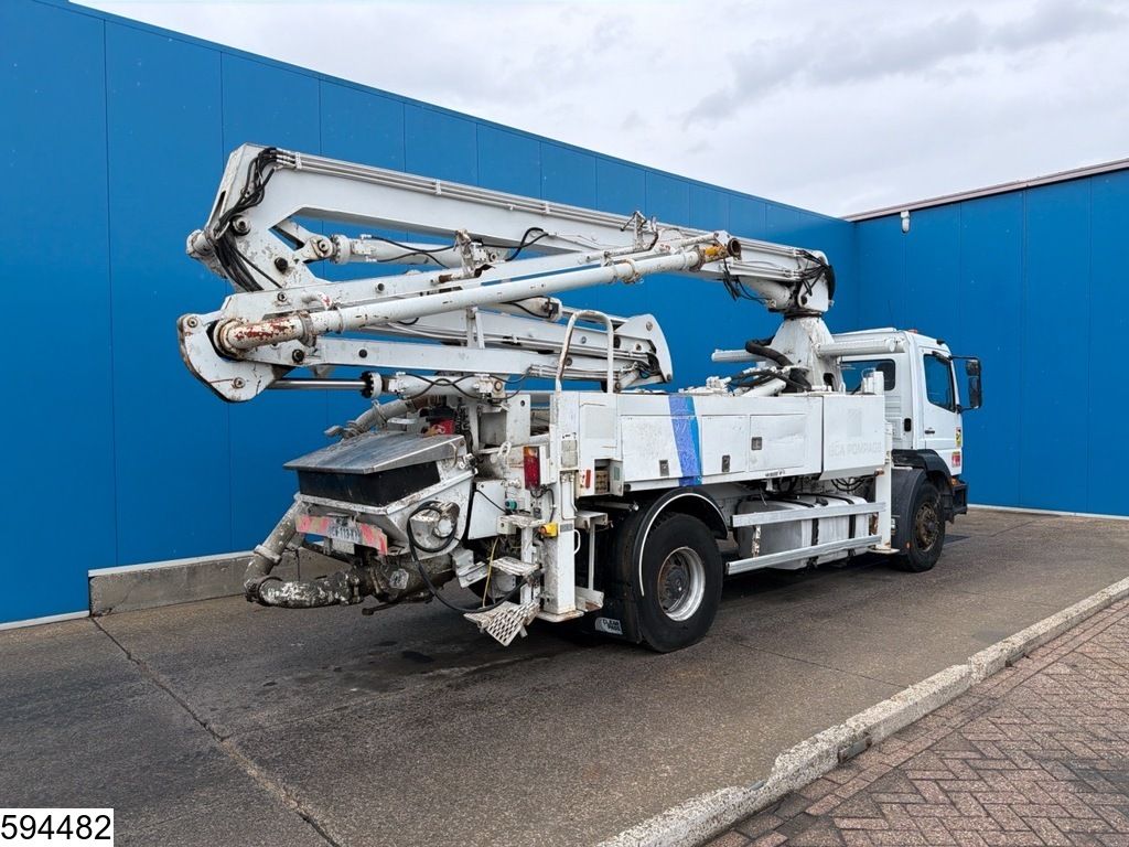 Mercedes Atego 1828 Euro 3, PTO, leaf steel suspension, Schwing