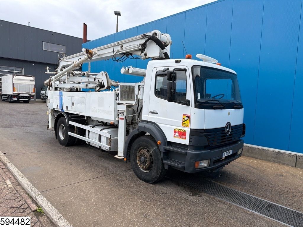 Mercedes Atego 1828 Euro 3, PTO, leaf steel suspension, Schwing