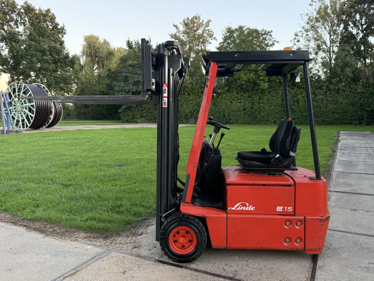 Linde 1500KG 3-delige mast freelift Sideshift BJ2007 6000uur