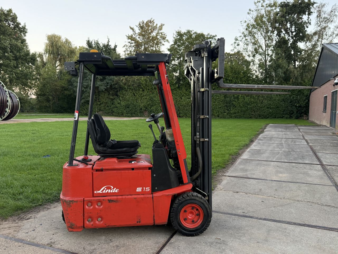 Linde 1500KG 3-delige mast freelift Sideshift BJ2007 6000uur