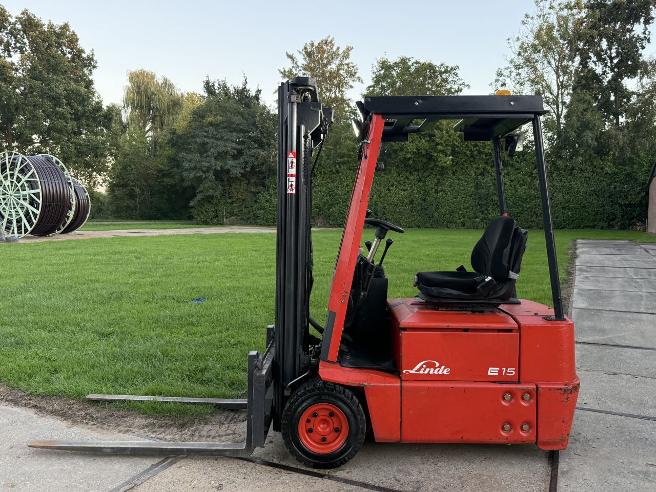 Linde 1500KG 3-delige mast freelift Sideshift BJ2007 6000uur