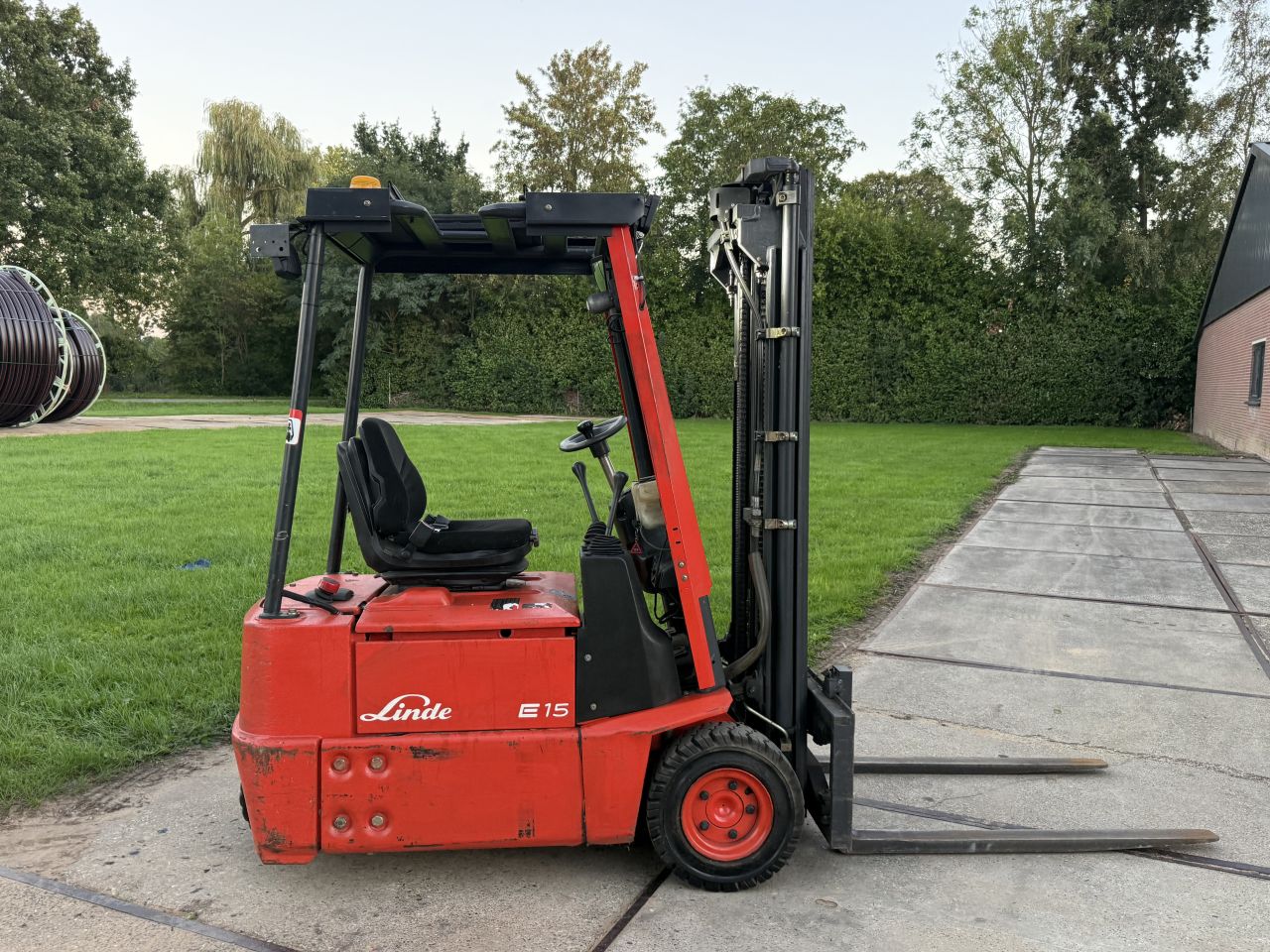 Linde 1500KG 3-delige mast freelift Sideshift BJ2007 6000uur