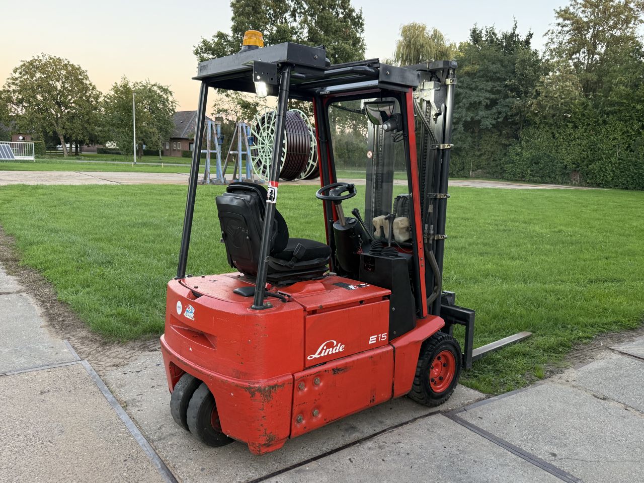 Linde 1500KG 3-delige mast freelift Sideshift BJ2007 6000uur