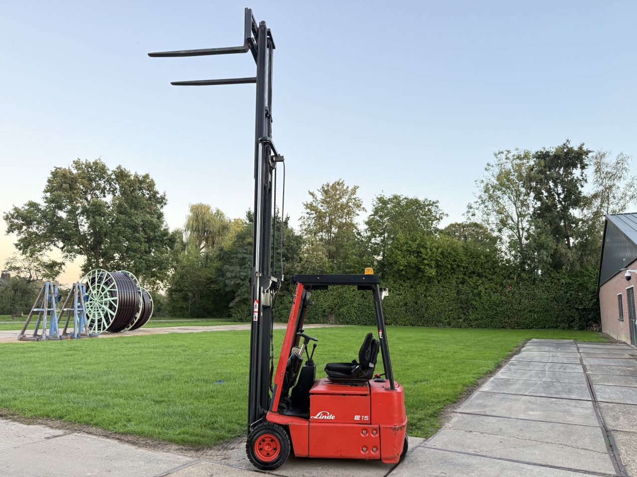 Linde 1500KG 3-delige mast freelift Sideshift BJ2007 6000uur
