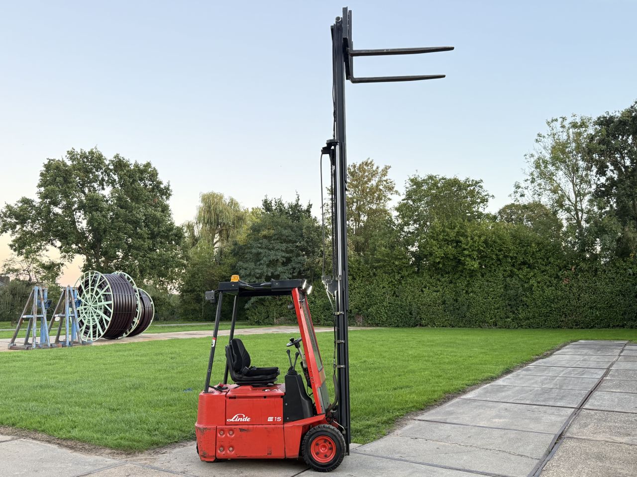 Linde 1500KG 3-delige mast freelift Sideshift BJ2007 6000uur