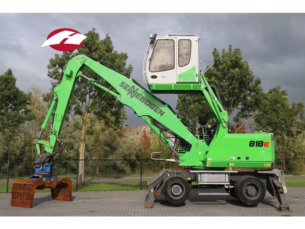 Sennebogen 818 ME | SORTING GRAB | BLADE + OUTRIGGERS