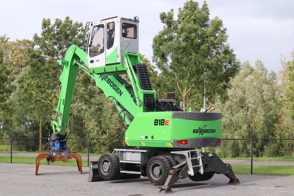 Sennebogen 818 ME | SORTING GRAB | BLADE + OUTRIGGERS
