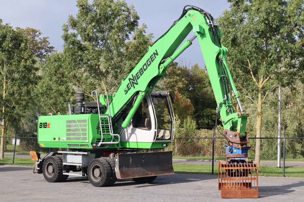 Sennebogen 818 ME | SORTING GRAB | BLADE + OUTRIGGERS