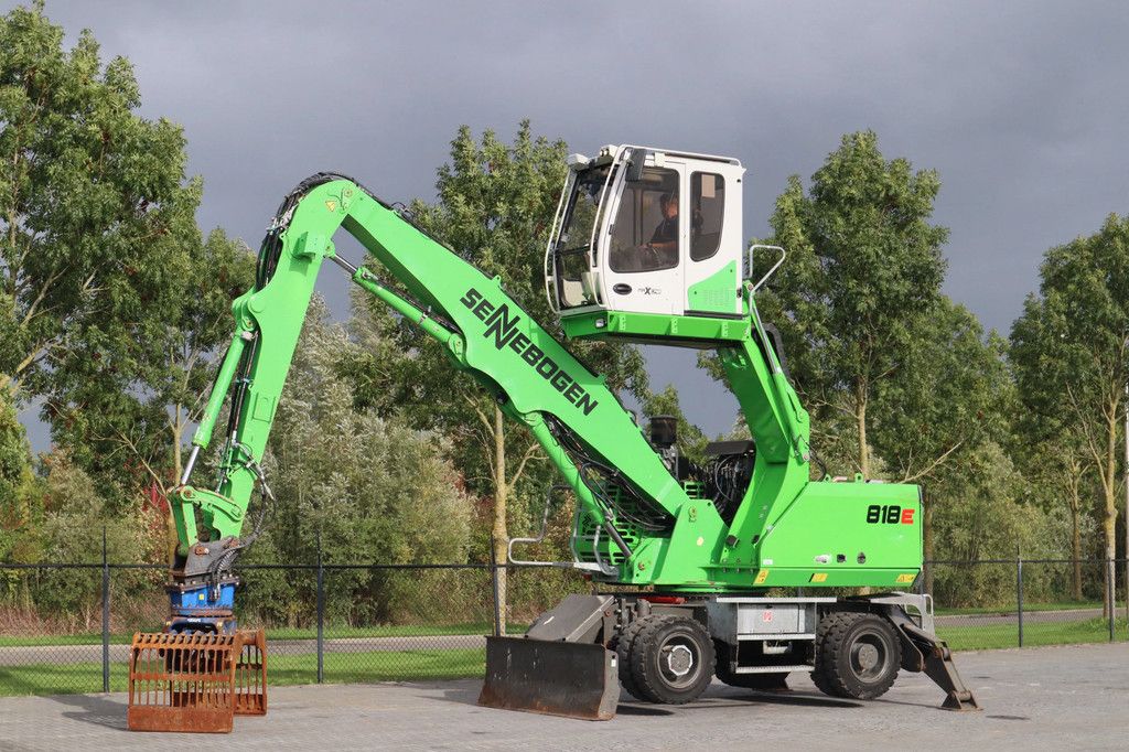 Sennebogen 818 ME | SORTING GRAB | BLADE + OUTRIGGERS