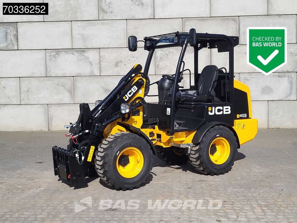 JCB 403 SP FACTORY WARRANTY - WEIDEMAN COUPLER - KUBOTA