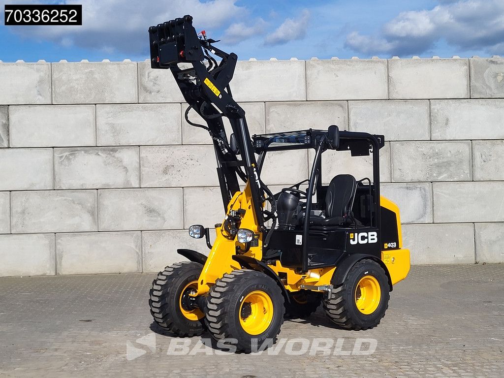 JCB 403 SP FACTORY WARRANTY - WEIDEMAN COUPLER - KUBOTA