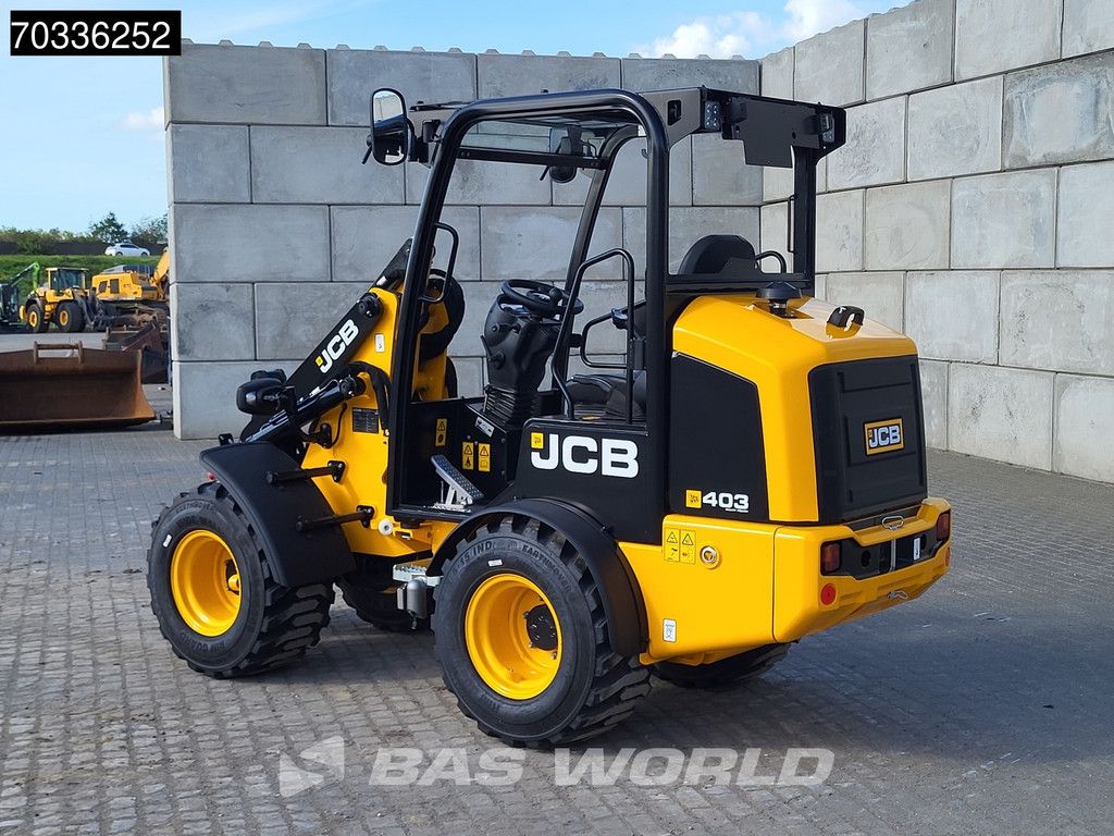 JCB 403 SP FACTORY WARRANTY - WEIDEMAN COUPLER - KUBOTA