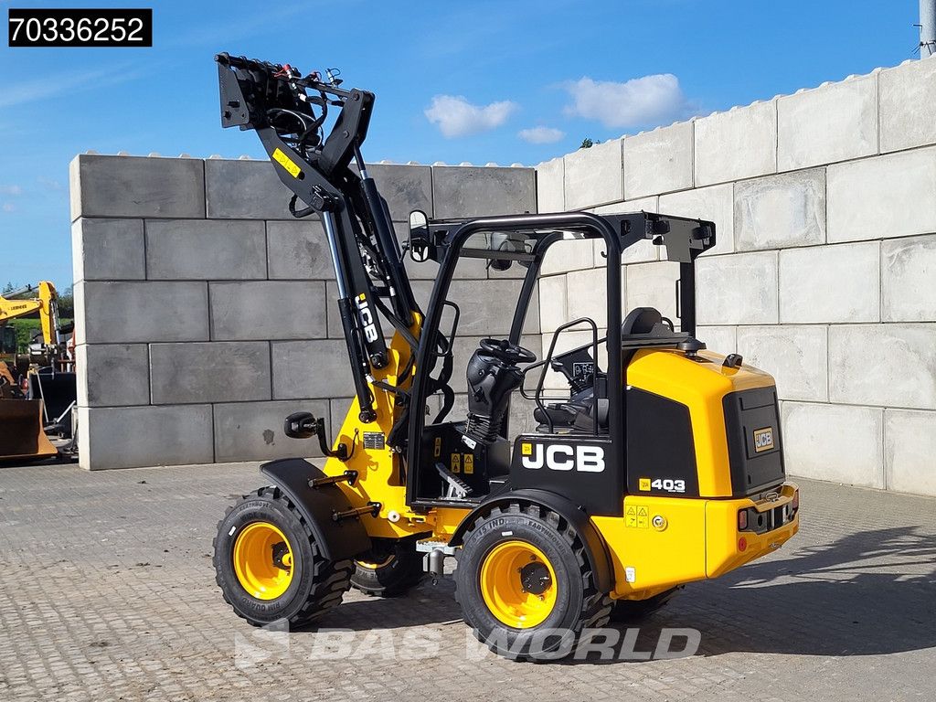 JCB 403 SP FACTORY WARRANTY - WEIDEMAN COUPLER - KUBOTA