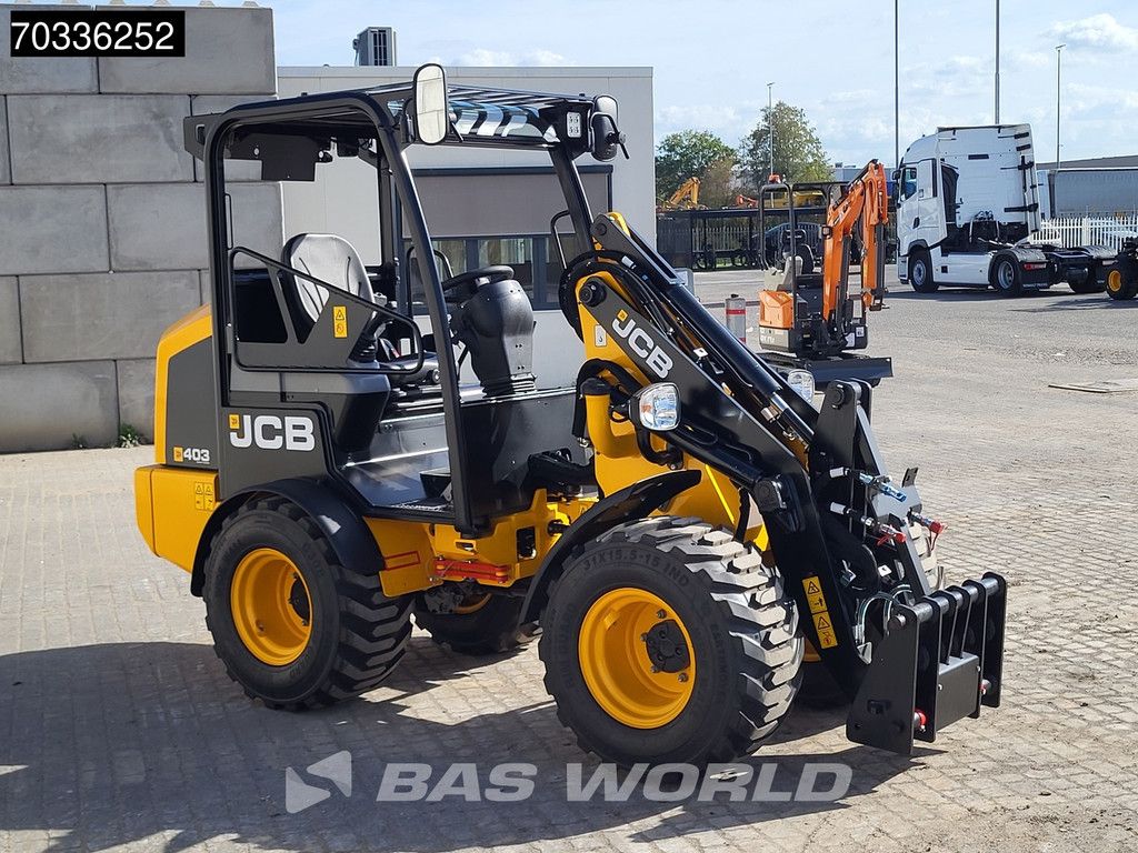 JCB 403 SP FACTORY WARRANTY - WEIDEMAN COUPLER - KUBOTA