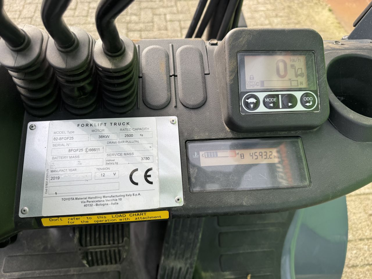 Super nette Toyota 02-8FGF25, weinig uren, orginele staat