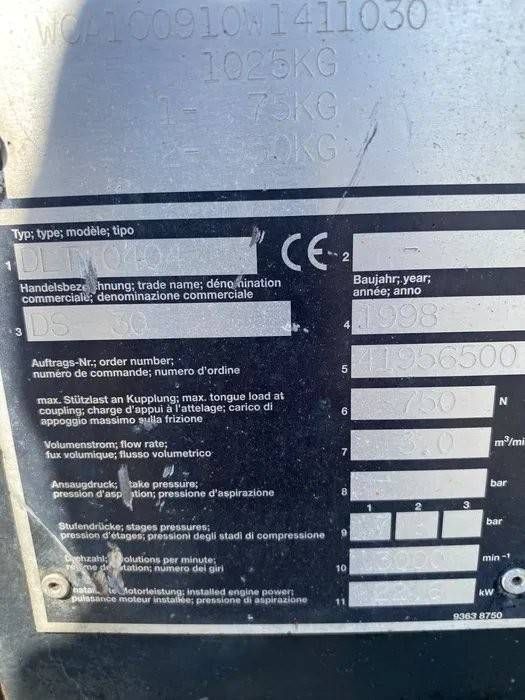 Kompressor Demag DLT 0404 Diesel 22,6 kW 1998