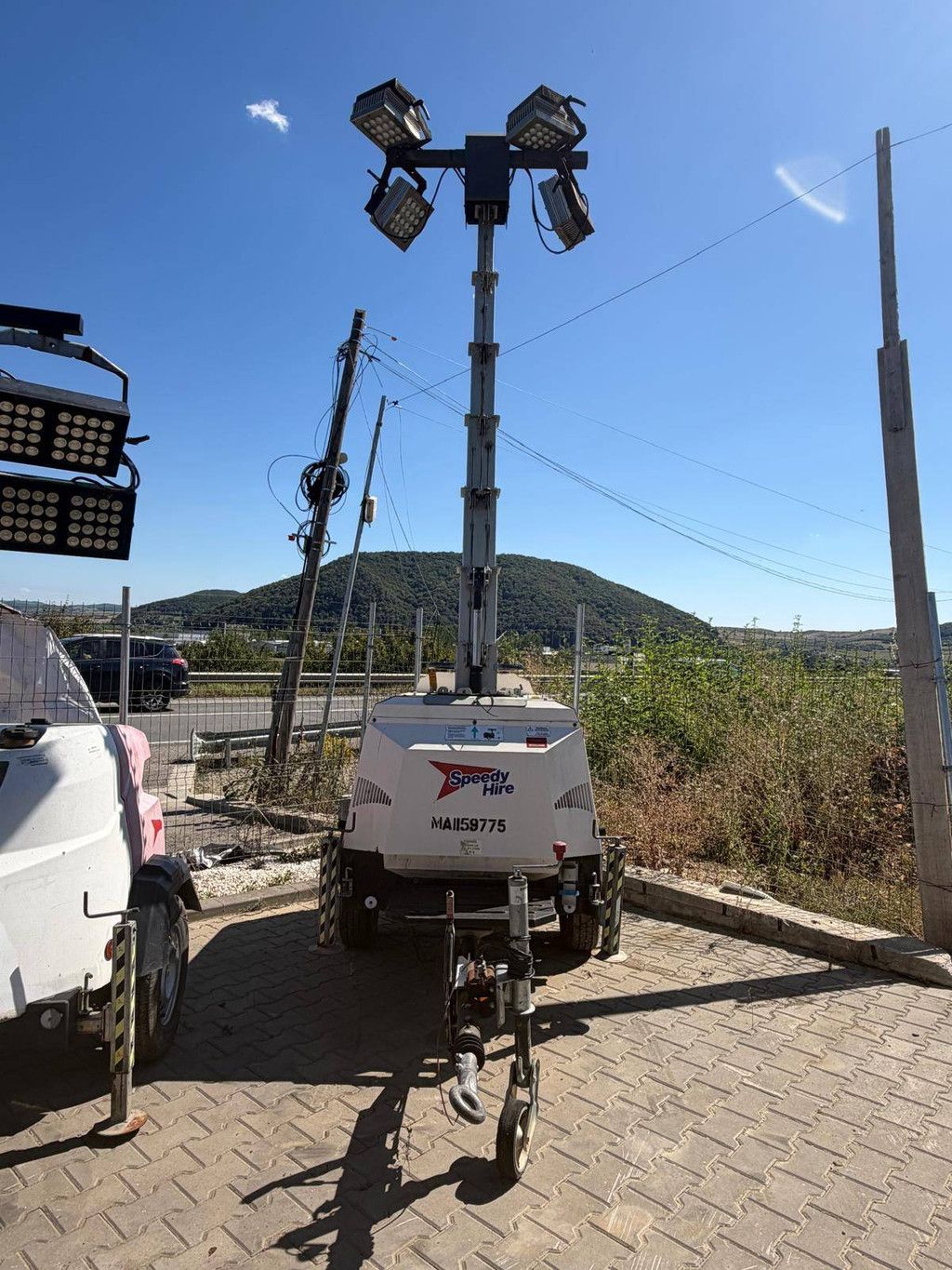 Lichtmast Generac Turmlicht Diesel 5kVA 2010