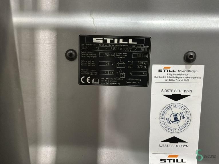 Gabelstapler Elektrisch Still RX50-13 2015