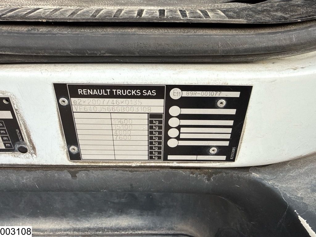 Renault D 10 210 EURO 6, Palfinger