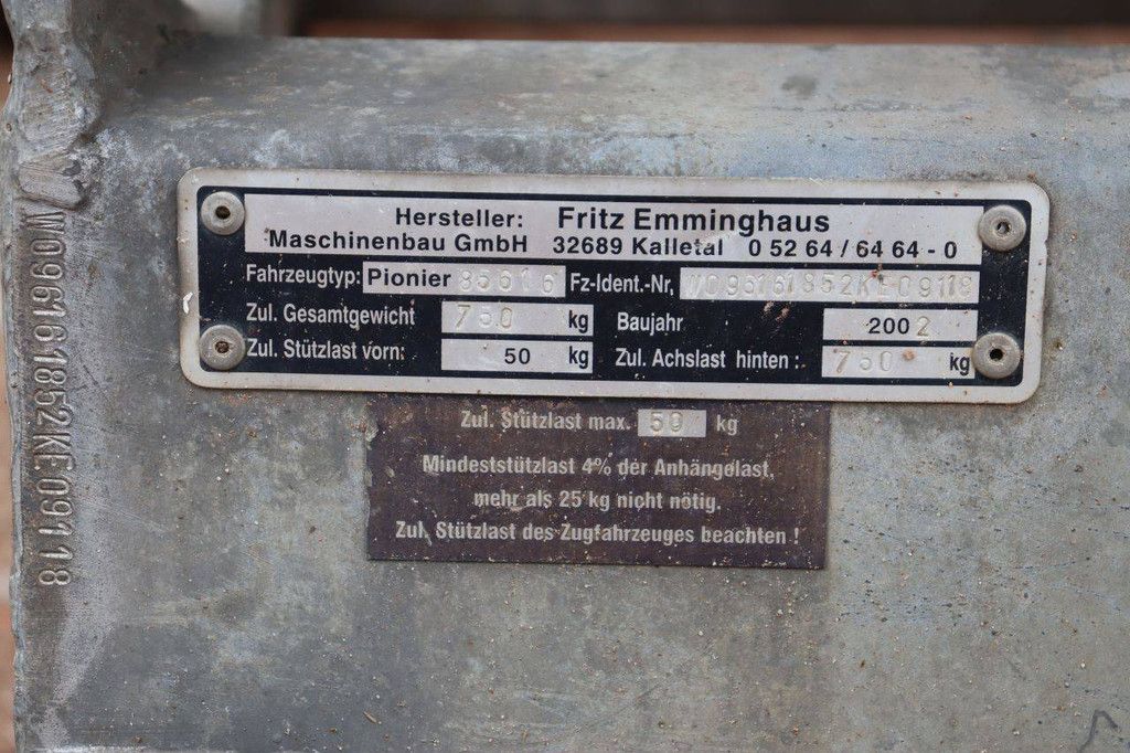 Fahrlift Fritz Emminghaus Pionier 85616 Elektrisch 2002