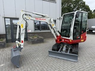 Takeuchi TB230 2.8T Minigraver Minikraan 3200u ZGST CAT KUBOTA