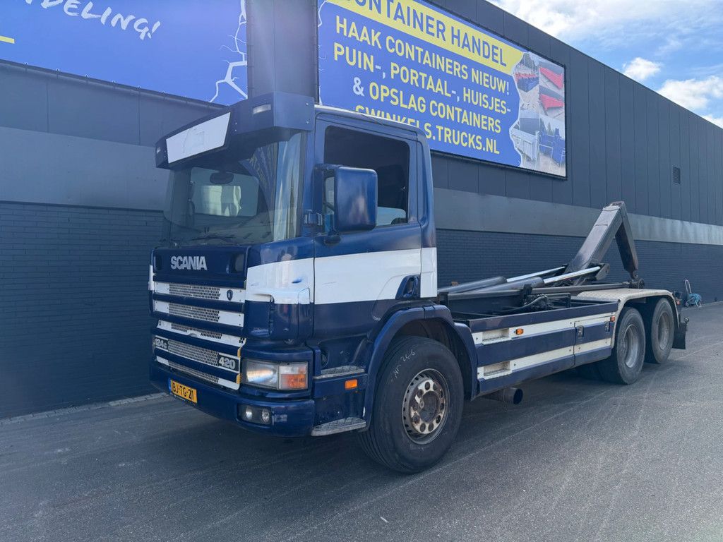 Scania 124 GB 6X2 NZ 90180 VDL HAAK 30 TON FULL STEEL ! EURO 3 ! Manuel Gearbox !