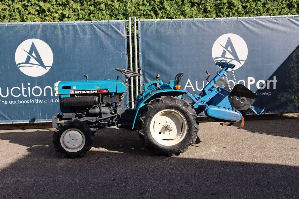 Mitsubishi D1550FD Kleintraktor, Diesel, 15 PS, mit Grubber