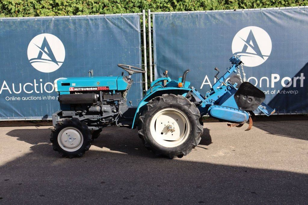 Mitsubishi D1550FD Kleintraktor, Diesel, 15 PS, mit Grubber